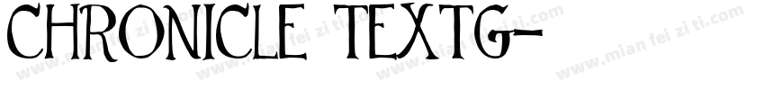 chronicle textg字体转换